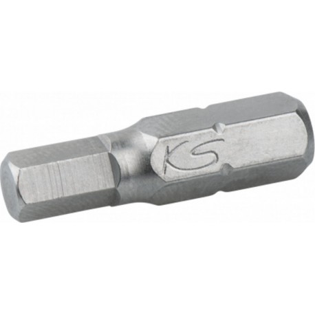 Boîte de 5 embouts de vissage 6 pans, L.25 mm - 1/4'' - 5 mm KS Tools 911.2262