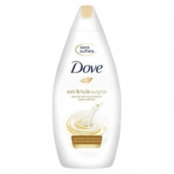 Dove Douche Soin et Huile Surgras Sans Sulfate 400ml (lot de 3)