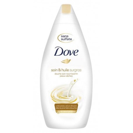 Dove Douche Soin et Huile Surgras Sans Sulfate 400ml (lot de 3)
