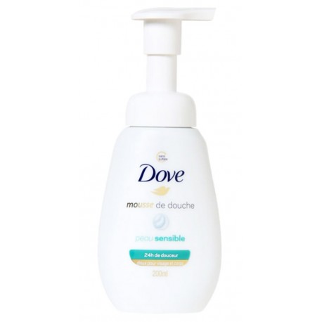 Dove Mousse De Douche Peau Sensible Avec Pompe 200ml (lot de 3 flacons)