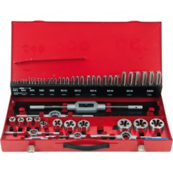Coffret de jeux de tarauds, filières 54pcs - KS Tools 331.0654