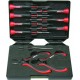 Coffret de pinces et tournevis électroniques, 10 pièces - KS Tools 500.7180