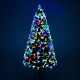 Sapin de Noël artificiel lumineux LED multicolore 180cm