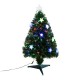 Sapin de Noël artificiel lumineux LED multicolore 90cm