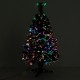 Sapin de Noël artificiel lumineux LED multicolore 90cm