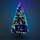 Sapin de Noël artificiel lumineux LED multicolore 150cm