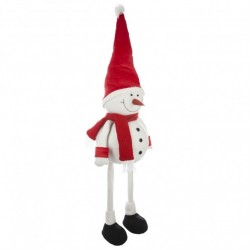 Féerie Lights Décoration de Noël Bonhomme de Neige 102cm Blanc
