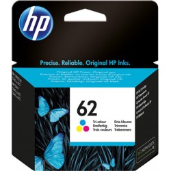 HP Cartouche d’Encre 62 Trois Couleurs (lot de 2)