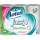 Lotus “Just-1 Sensitive” Aloe Vera Aquatube 6 Rouleaux (lot de 3)