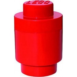 LEGO Storage Brick Boîte de Rangement x1 rond rouge