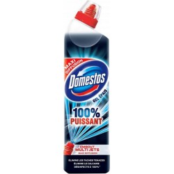 Domestos 100% Puissant Gel Epais Embout Multi Jets 750ml (lot de 6)