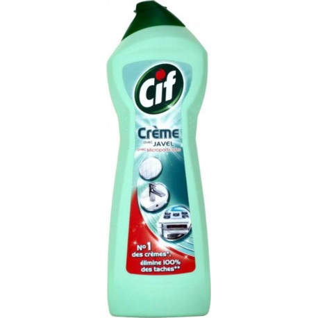 Cif Crème Avec Javel Avec Microparticules 750ml (lot de 4)