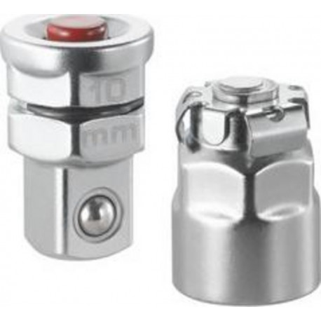 Facom Lot de 2 Adaptateur pour clés 10mm vers carré 1/4 Facom 467.ADAPT10MM