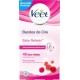 Veet Bandes de Cire Easy-Gelwax Technology Peaux Normales par 40 Bandes Maxi Format (lot de 2)