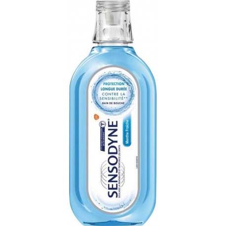 Sensodyne Bain De Bouche Sensibilité Menthe Fraîche 500ml (lot de 3)