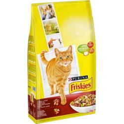 Friskies Croquettes Chats Adultes Boeuf Poulet 1,5Kg (lot de 3)