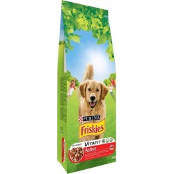 Friskies Croquettes Chiens Active Viandes Boeuf Méga Format 18Kg