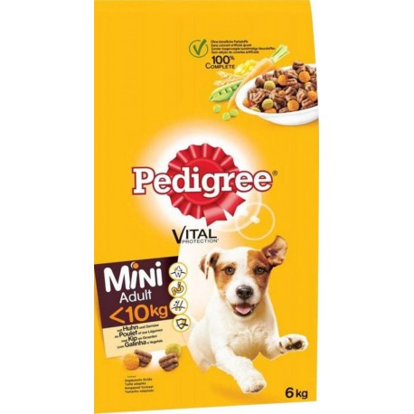 Pedigree Vital Protection Petit Chien Croquettes au Bœuf aux Légumes et Riz 2Kg