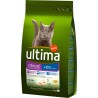 Ultima Croquettes Chat Stérilisé +10 ans Poulet 1,5Kg (lot de 3)