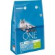 Purina One Croquettes Chat Stérilisé Dinde 3Kg (lot de 2)