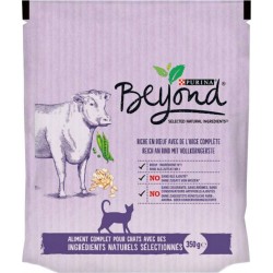 Purina Beyond Croquettes Chats au Boeuf et Orge Complète 350g (lot de 3)