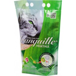 Tranquille Litière Végétale Biodégradable Pour Chat 4L (lot de 2)