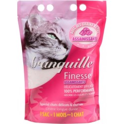 Tranquille Litière Finesse Assainissants Pour Chat 3,7L (lot de 2)