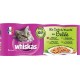 Whiskas Boîtes pour Chat La Carte du Marché en Gelée par 4 (lot de 2 soit 8 boîtes)