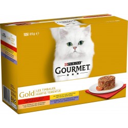 Gourmet Gold Les Timbales Multi Variétés aux Légumes - 12 Boîtes de 85g (match pas avec amazon) 7613035464261