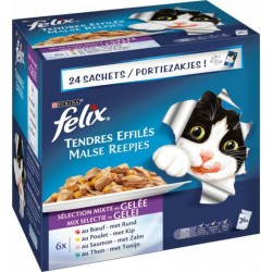Felix Tendres Effilés VIANDES/POISSONS 24X100G