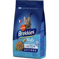 Brekkies Rolls Chats à La Truite Thon et Légumes Fourrées à La Sardine 1,5Kg (lot de 3)