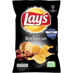 Lay’s Chips Saveur Barbecue 130g (lot de 10)