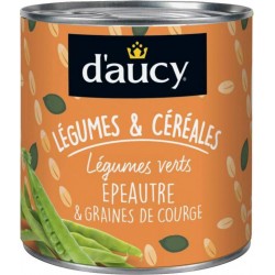 D'aucy Légumes & Céréales Légumes Verts Epeautre et Graines De Courge 290g (lot de 5)