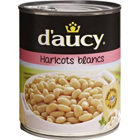 D'aucy Haricots Blanc 800g (lot de 10)