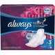 Always Radiant Nuit Serviettes Hygiéniques Taille 3 x8 (lot de 3)