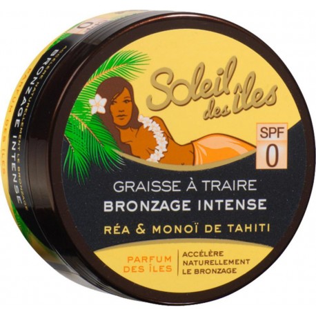 Soleil Des îles Graisse à Traire Bronzage Intense SPF 0 “Parfum Des Îles” (lot de 2)