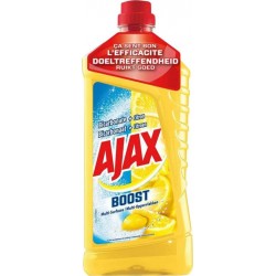 Ajax Boost Multi-Surfaces Bicarbonate et Citron 1,25L (lot de 4)