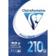 Clairefontaine Ramette 40 Feuilles Extra Blanc 210g Format A4 (lot de 2)