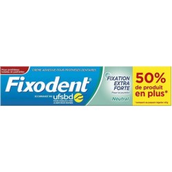 Fixodent Fixation Extra Forte Pour la Journée Neutral 70,5g (lot de 3)