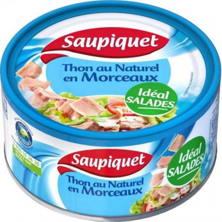 Saupiquet Thon au Naturel en Morceaux 112g (lot de 5)