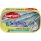Saupiquet Sardines Entières Citron Basilic 120g (lot de 10)