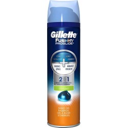 Gillette Fusion Proglide 2-en-1 Cooling Gel à Raser 200ml (lot de 3)