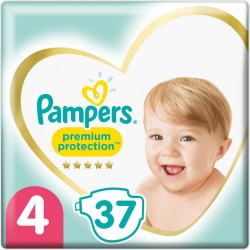 Pampers Couches bébé Taille 4 9-14Kg Premium Protection x37