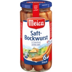 Meica Saft-Bockwurst 180g (carton de 12)