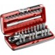 Facom Coffret d'embouts 1/4'' avec cliquet compact