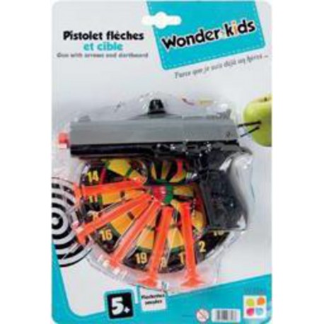 PISTOLET FLECHES CIBLE PM 3437017073463