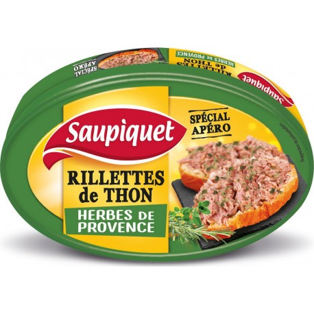 Saupiquet Rillettes de thon herbes Provence 115g