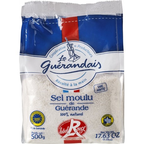 Le Guerandais Sel moulu de Guérande Label Rouge 500g