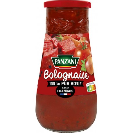 Panzani Sauce Bolognaise Pur Bœuf 650g