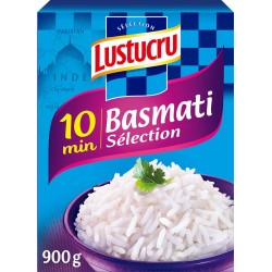 Lustucru Riz Basmati Sélection 10mn 900g